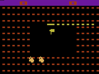 Sssnake title screen for Atari 2600